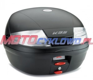 Kufer motocyklowy Kappa K35NT Monolock czarny, 35l (centralny)