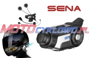 Intercom SENA 10C-01 Bluetooth 4.1 do 1600m z kamerą FULL HD, radiem FM i uniwersalnym zestawem mikrofonów